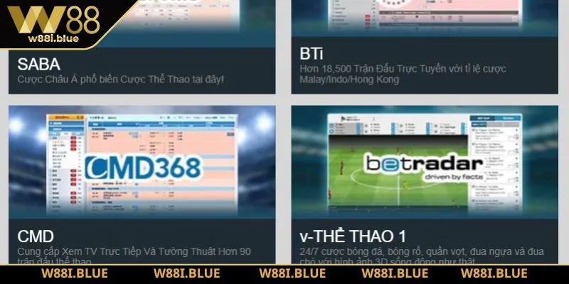 Thể thao W88 - Đỉnh Cao Cá Cược Không Thể Bỏ Lỡ 2025 3 Tìm hiểu về sức hút của sảnh thể thao W88